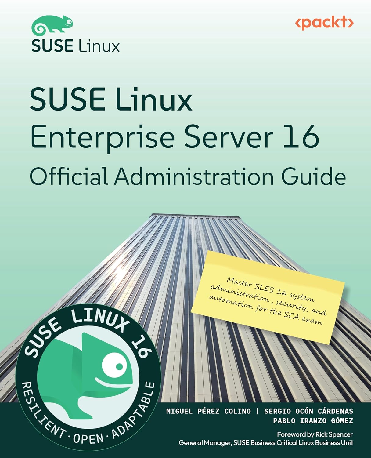 SUSE Linux Enterprise Server 16 Official Administration Guide Book Cover